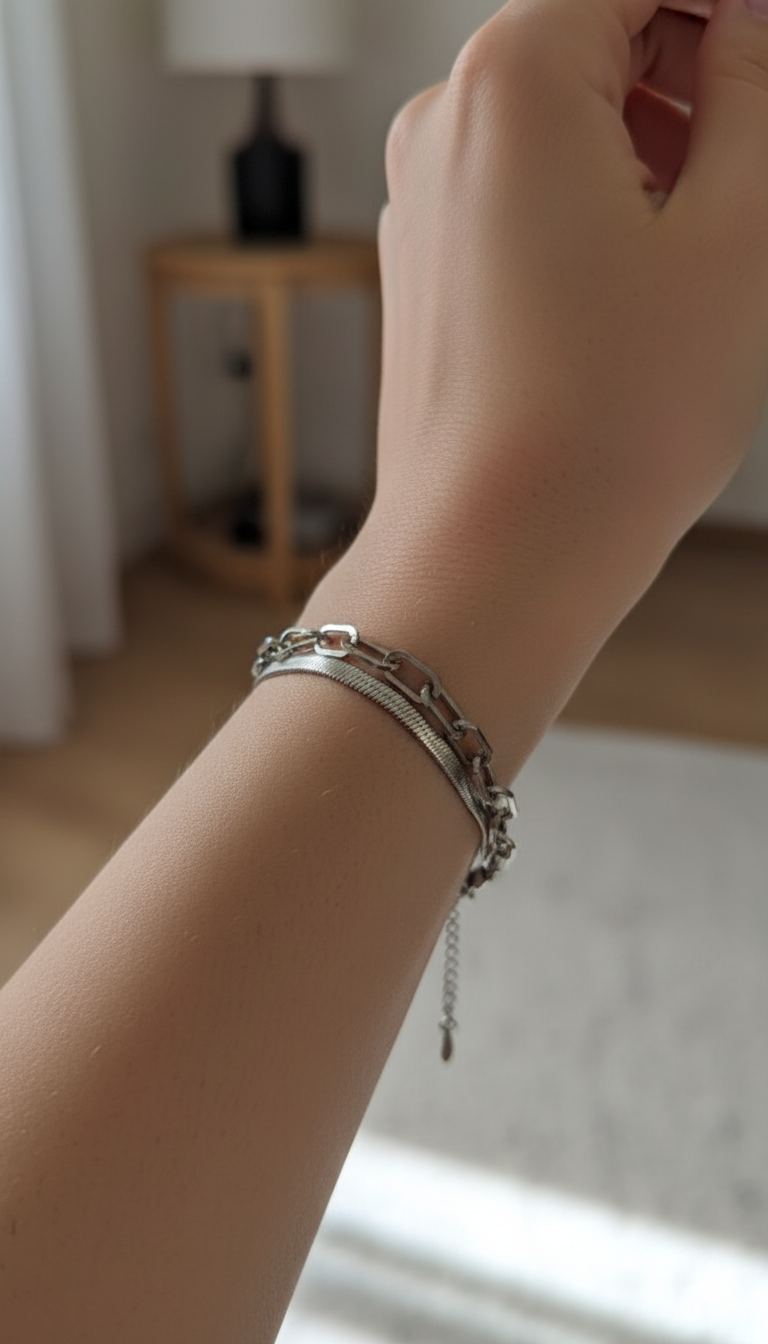 Miras Çift Zincirli Bileklik