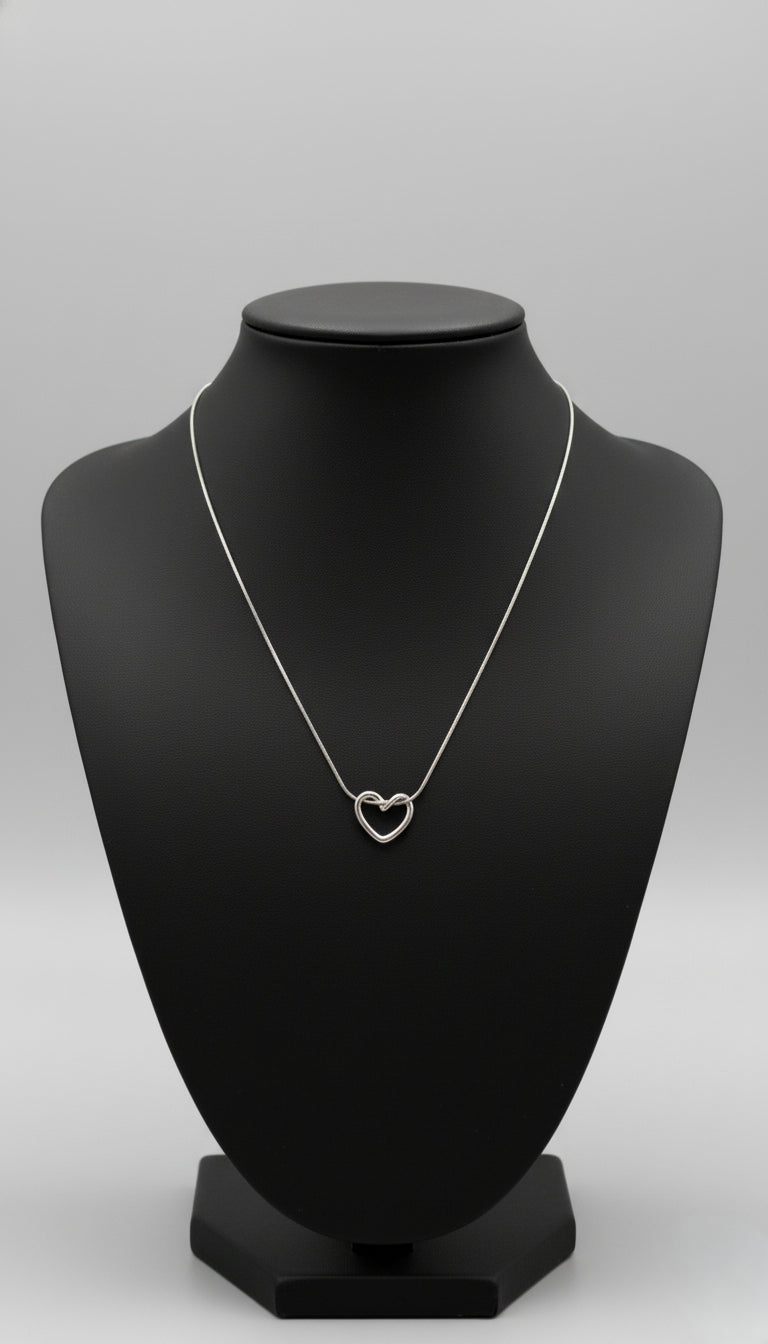 Miras Gümüş Kalp Kolye