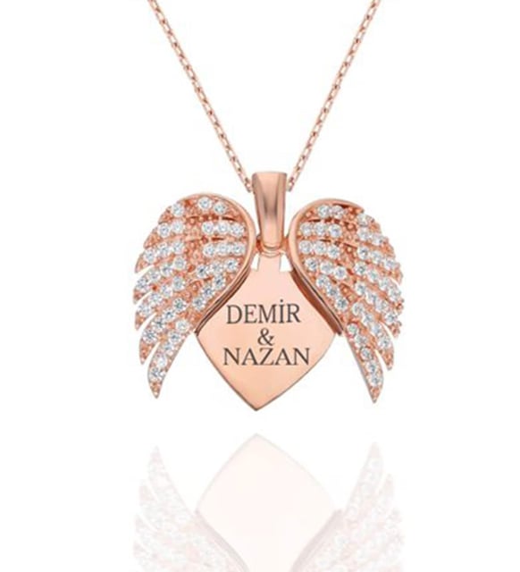 Miras Kişiye Özel Melek Kolye